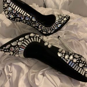 Crystallized Pumps (Great Condition)